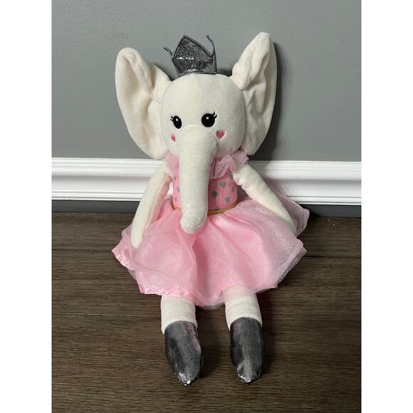 Spark Create Imagine Elephant Ballerina Rattle Plush - Picture 1 of 6